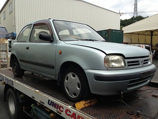 廃車買取り 日産 マーチ