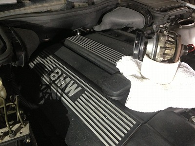 冷却水漏れ修理 BMW 525iM E39