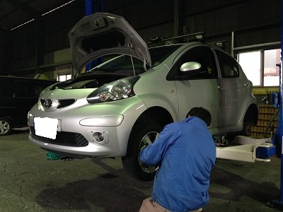 並行輸入車両でも割増し無し 車検 トヨタ AYGO