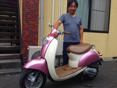 バイク販売 クレアスクーピー ピンクが人気です! バイク販売 クレアスクーピー ピンクが人気です!