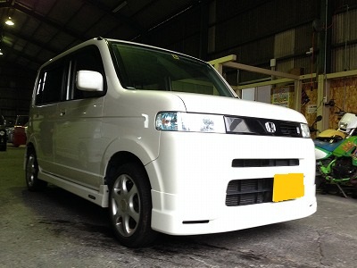 ホンダ ザッツ H15 モデューロ フルエアロ! パール! ホンダ ザッツ H15 モデューロ フルエアロ! パール!