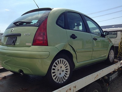 事故車買取り シトロエンC3 事故車買取り シトロエンC3