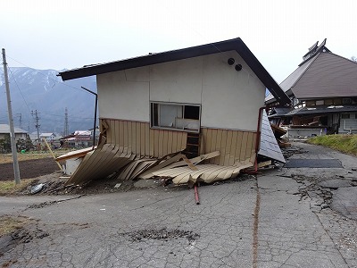 「長野県北部地震、新聞報道に驚いて現地を見に行く」5