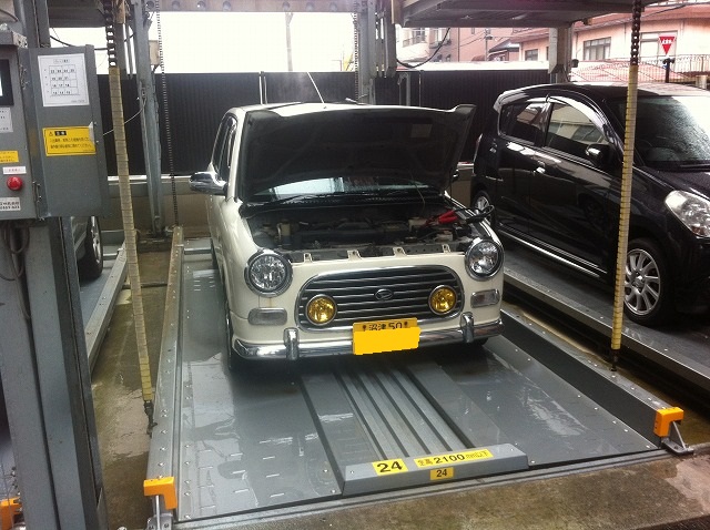 ミラジーノ 廃車買取 立体駐車場 沼津市