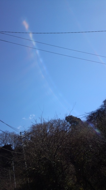 空が青いな~