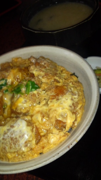 金目鯛カツ丼!(b^ー°)