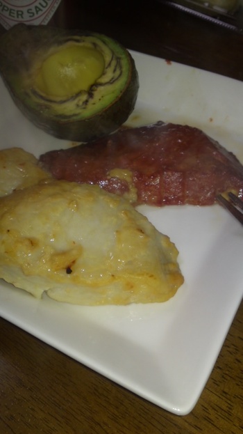 アボカド焼いてみた~