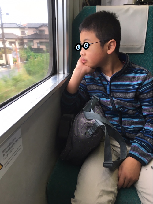 久々の長男の眼科検診へ 久々の長男の眼科検診へ