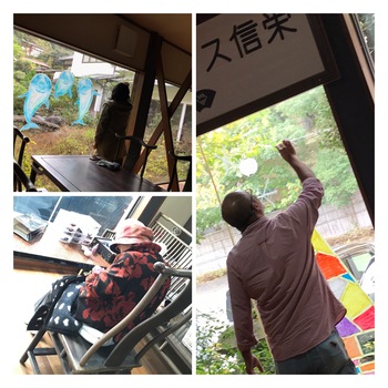 南山荘のお色直し。 南山荘のお色直し。