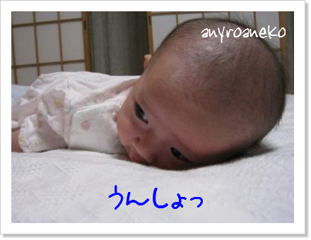 首が座ったかな?