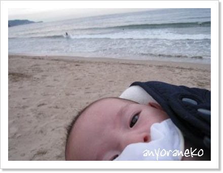 白い浜辺