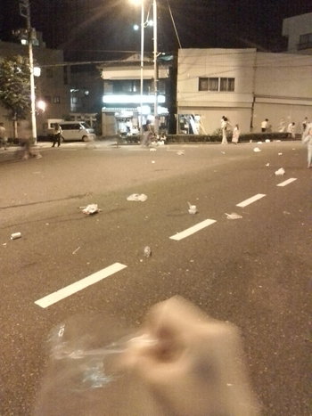 花火打ち上げ