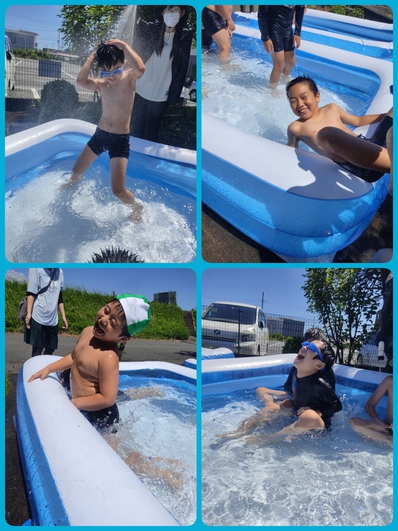 今年初☆水遊び 今年初☆水遊び