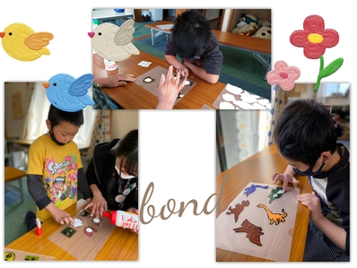 ボンドでシールを作ろう!! ボンドでシールを作ろう!!