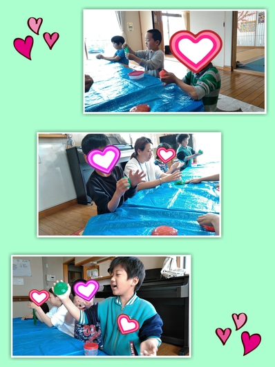 楽しみにしていたスライム作り! 楽しみにしていたスライム作り!