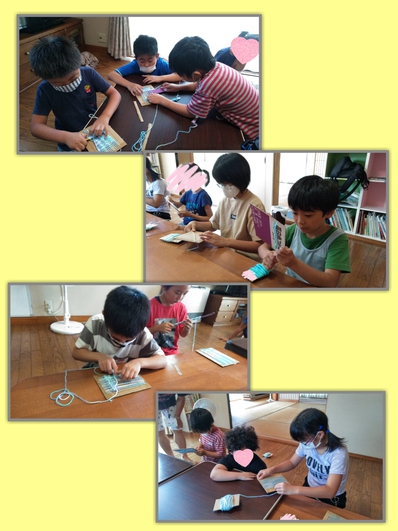 コースター作りに挑戦! コースター作りに挑戦!