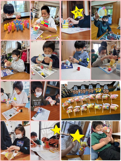 春の壁面工作! 春の壁面工作!