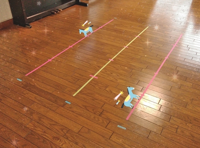 線の上を・・・ 線の上を・・・