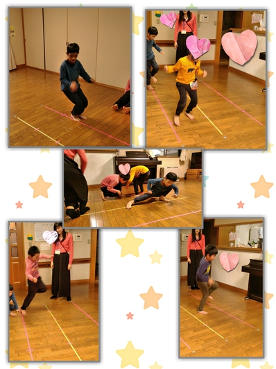 線の上を・・・ 線の上を・・・