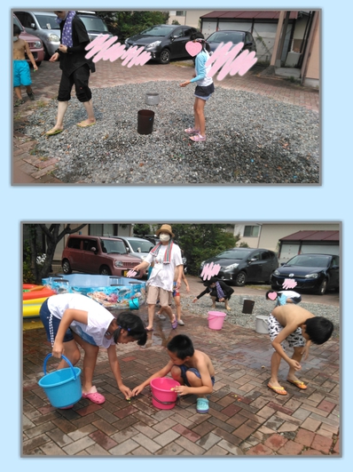 水風船バトル(`・ω・´) 水風船バトル(`・ω・´)