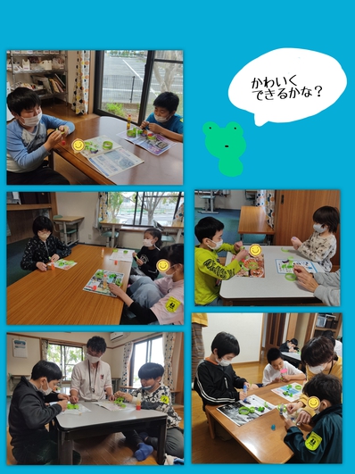 春の壁面工作! 春の壁面工作!