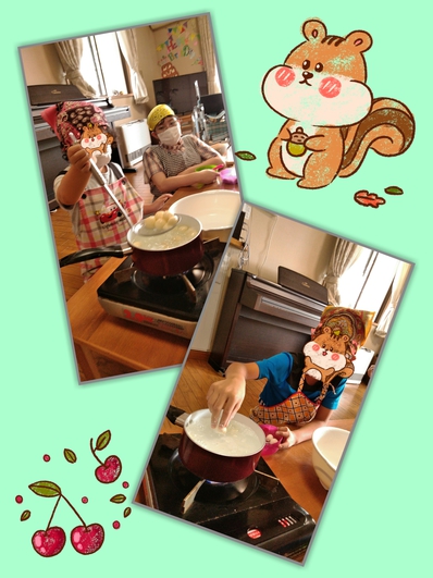 しらたまだんごを作ろう! しらたまだんごを作ろう!