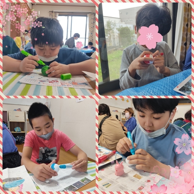 おきあがりこぼしを作るぞ! おきあがりこぼしを作るぞ!