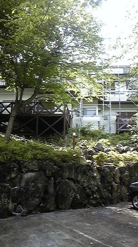 足場掛け終了!
