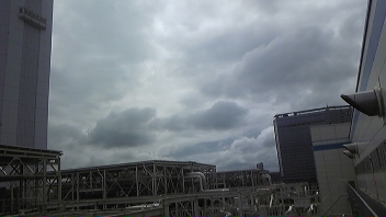 台風の雲?