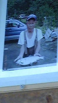 鮎釣り
