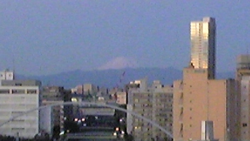 初日の出と富士山