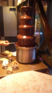 チョコフォンデュ
