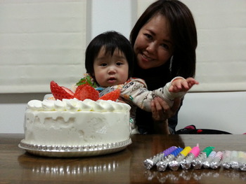 ☆彡 光月堂さんのケーキで誕生日