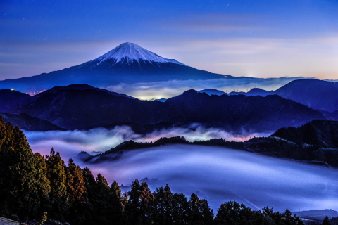 久々の雲海と富士山！