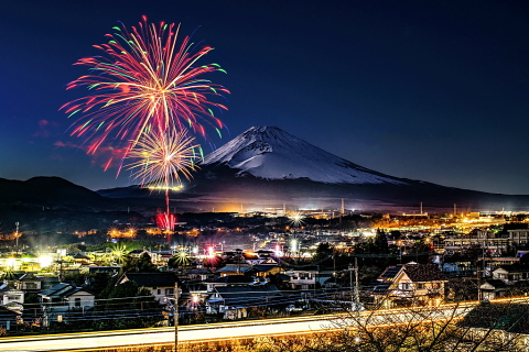 裾野冬花火! 裾野冬花火!