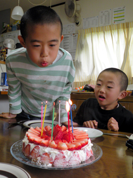 お兄ちゃんのお誕生日