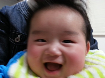 ☆初めての笑い声。☆~^~^~