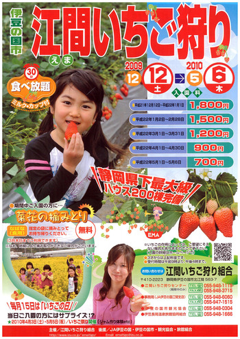 江間いちご狩り