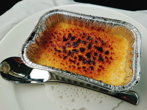 河津産ニューサマーオレンジのカタラーナ(イタリアンクリームブリュレ)! 河津産ニューサマーオレンジのカタラーナ(イタリアンクリームブリュレ)!