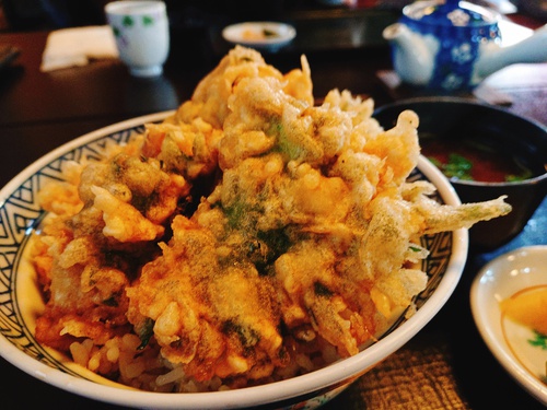 牡蠣の大葉揚げ丼~浜名湖の旬の味~/味匠 天宏@磐田市 牡蠣の大葉揚げ丼~浜名湖の旬の味~/味匠 天宏@磐田市