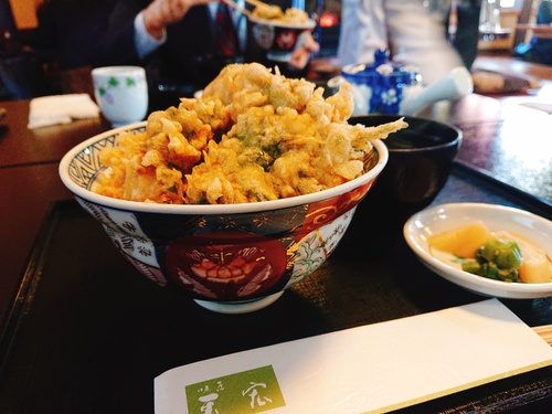 牡蠣の大葉揚げ丼~浜名湖の旬の味~/味匠 天宏@磐田市 牡蠣の大葉揚げ丼~浜名湖の旬の味~/味匠 天宏@磐田市