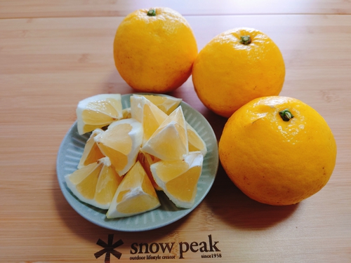 河津産ニューサマーオレンジの食べ方です~(^^♪ 河津産ニューサマーオレンジの食べ方です~(^^♪