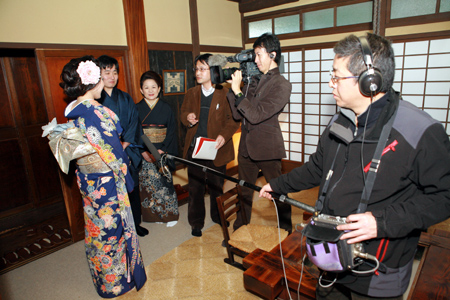 「今の小町」のNHK取材