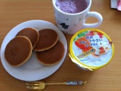 昼は食っちゃいました