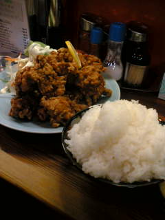 唐揚げ定食 味の終着駅 次郎長