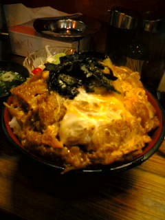 カツ丼大盛り 味の終着駅次郎長