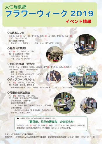 フラワーウイーク2019開催! フラワーウイーク2019開催!
