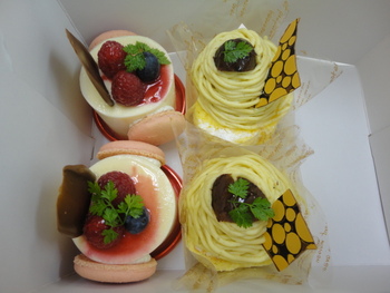 フルーリスのケーキ