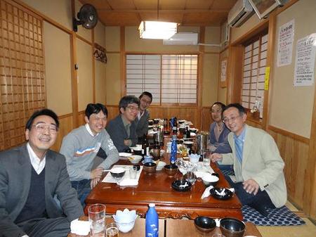 「我ら、柚野っ子」の会。恒例「お客さまの笑顔」から。