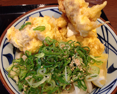 鶏天ぶっかけ☆丸亀製麺